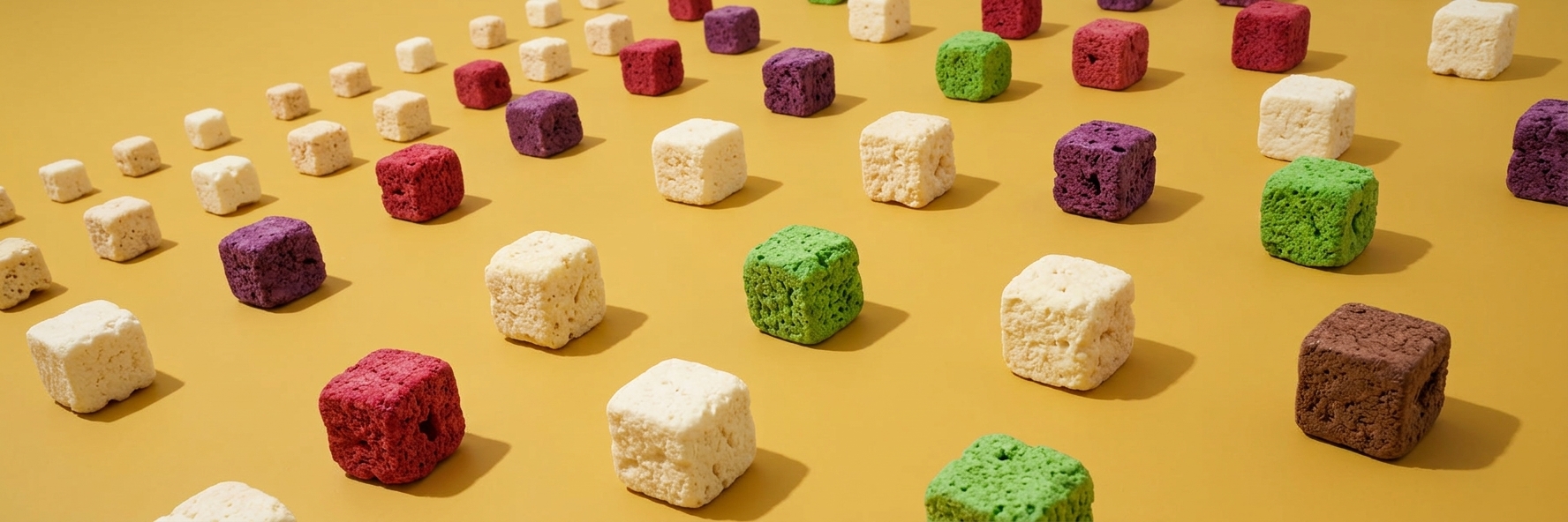 Cubes on the Background